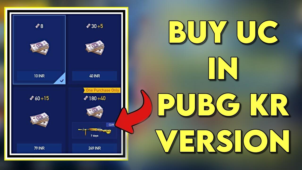 PUBG_How To Purchase UC In Pubg Mobile Korean Mobile_Midas