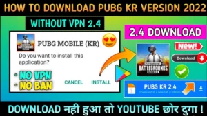 Download Pubg KR 2.4 Version Update (Apk + OBB)